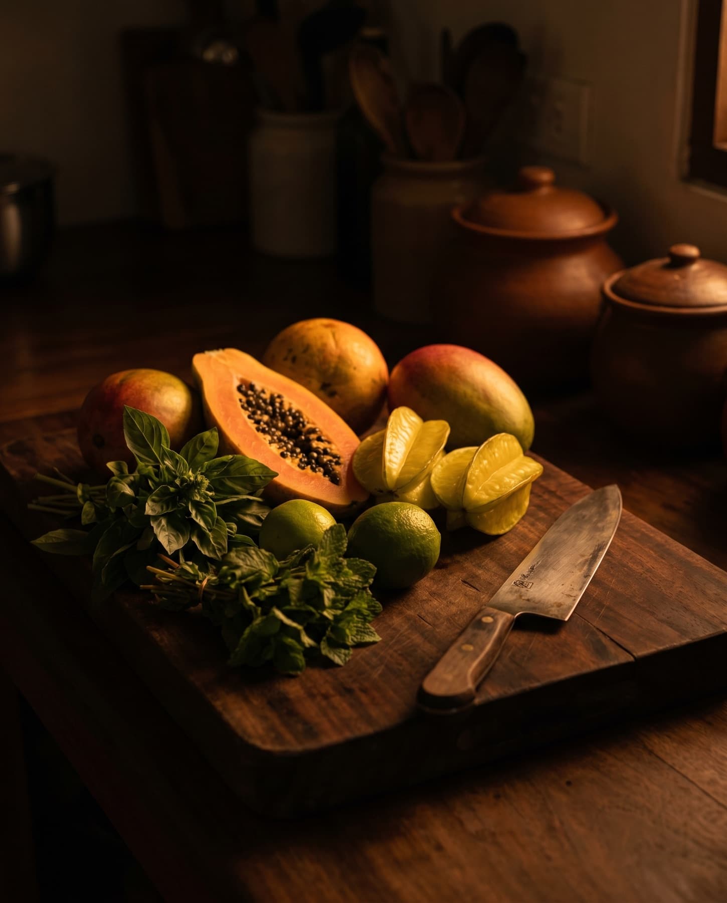 The kitchen.