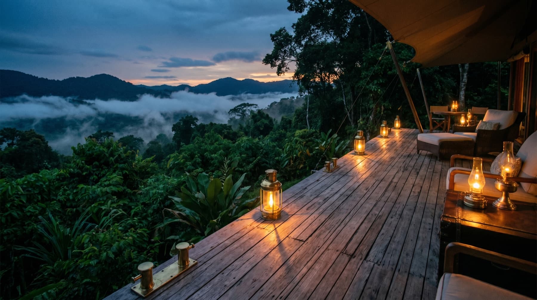 The rooftop deck.