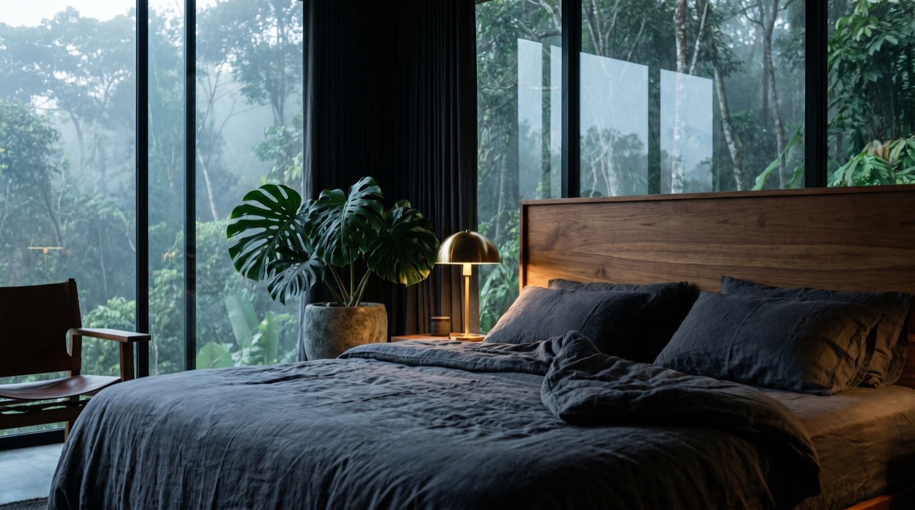 A suite interior.